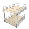 2 Tier Pull Out Cabinet Organizer 18" W X 22"