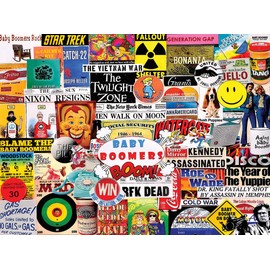 White Mountain Puzzles Baby Boomers - 1000 Piece Jigsaw Puzzle