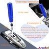 Arenbel Aluminum Alloy Shifter Knobs Car Racing Shift Stick Lever