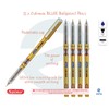 SAINO 5 x 0.6mm Fine Tip Tutor BLUE Ballpoint Pens