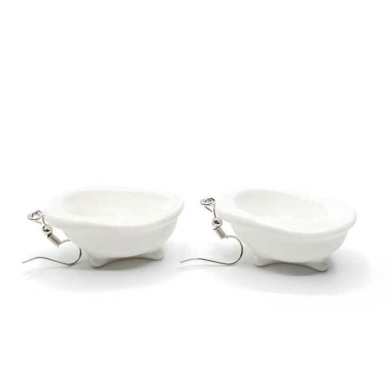 Miniblings Bath Earrings – Original Fashion Jewellery I Bathtub Bathing