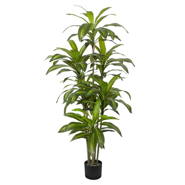 Artificial Dracaena Tree Indoor 5 FT Tall Fake Tree Artificial