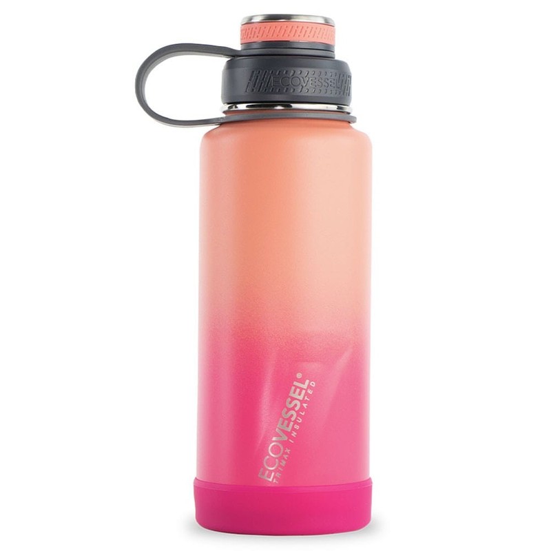 EcoVessel The Boulder Triple Insulated Bottle 946ml, Black Shadow
