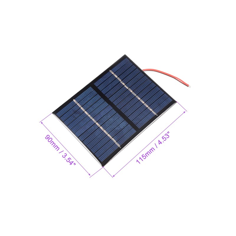 DMiotech 12V 1.5W 115mm x 90mm Mini Solar Panel Cell