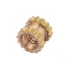 Cylinder Knurled Threaded, 100Pcs Lightweight Insert Embedment Nut, Heat-Resistant M2
