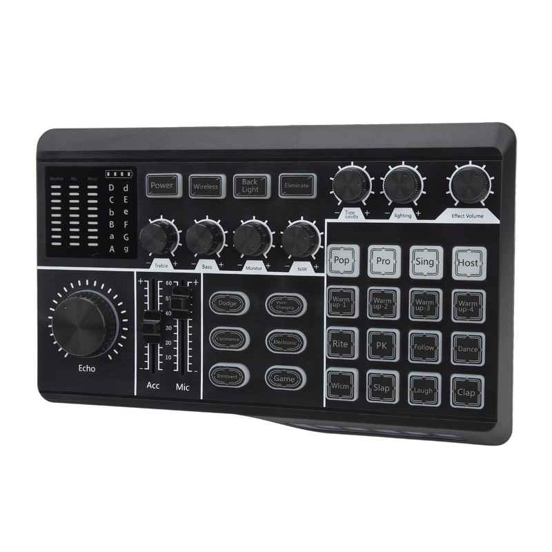 Professional Sound Mixer 1200mAh Micro USB Studio Streaming Live Gaming