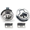 STHang-D 2PCS Boat Latches 2" Pull Slam Latch, Marine Hatch