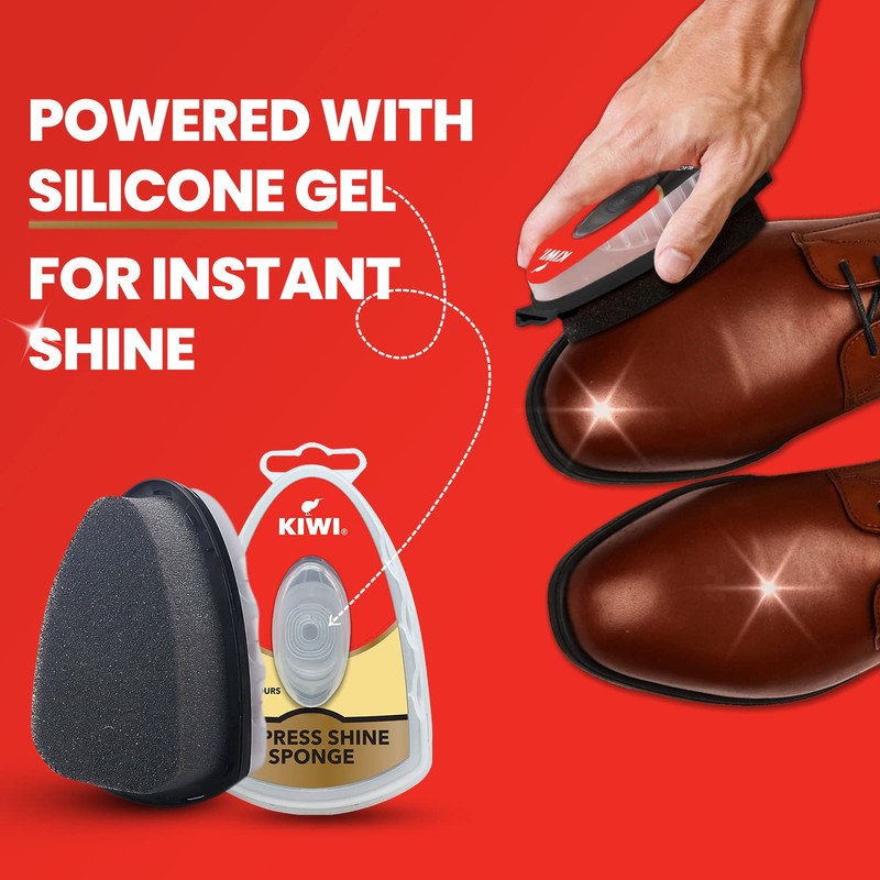 KIWI Express Shine Instant Sponge Shoe Polish , 5ml Wax