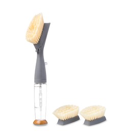 Full Circle Fomo Foam Dispensing Dish Brush Refill, Set of 2, Gray
