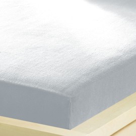 G Bettwarenshop Incontinence Fitted Sheet 2-in-1, Waterproof made of Soft Flannelette , Fitted Sheet and Mattress Protector in One, 90x190 - 100x200 cm