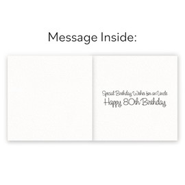 Hunts England - 80th Uncle Birthday Card - Happy 80th Birthday - To A Wonderful Uncle - Classic Motorbike And Steam Train - Stunning Artistic Uncle 80th Birthday Card - Milo's