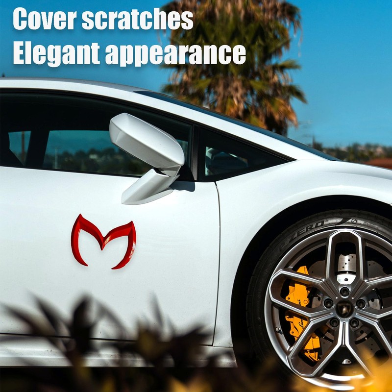 1 Pc Metal Evil 'M' Rear Trunk Badge Decal Emblem
