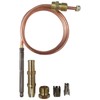 Zafina-UP 24-inch Gas Heater Thermocouple Replacement SMT-RDO028A for Robertshaw 1980-024