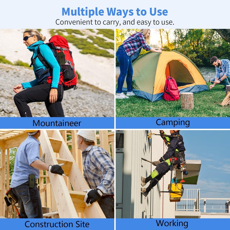 KENOBEE Multitool Sheath EDC Pouch, Multi-Purpose Belt Clip Tool Holder