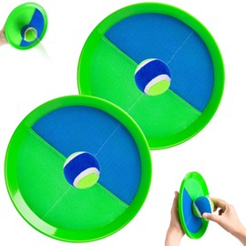 BFYGDP Velcro Ball Game for Children Velcro Ball Beach Toy Velcro Game Throw Game Kids Ball Games Waterproof Beach Games Throwing Game 2 Paddles 2 Balls Family Outdoor Toy Outdoor 3-12 Years