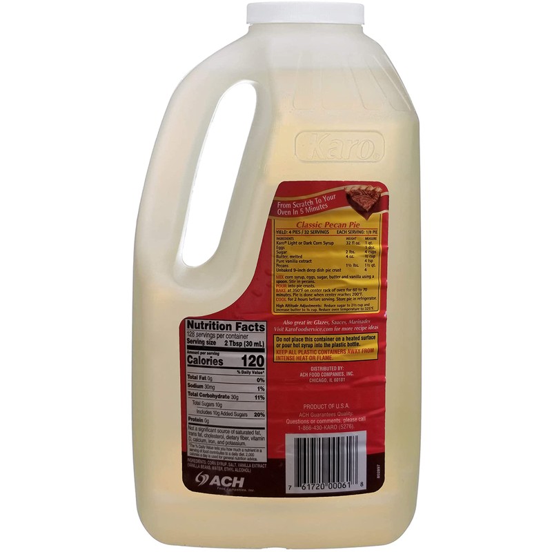 Karo - Light Corn Syrup with Real Vanilla, 1 Gallon