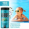 Pool Test Strips 8-in-1, 150 Quick and Accurate Pool and