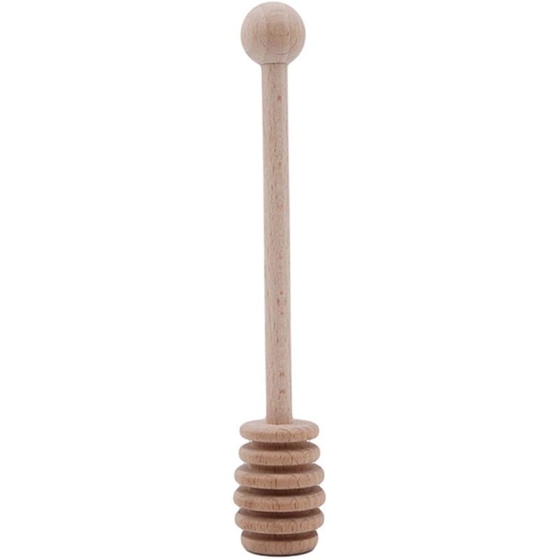 Wooden Honey Dipper Sticks Collecting Dispensing Drizzling Jam Portable Wedding