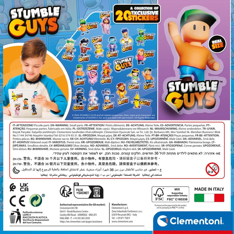 Clementoni Impossible Teile Children's 7 Years, Puzzle Figures, Video Gaming,