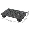 Aluminum Gantry Plate with Pulley Wheel Black Anodized Surface 0.8