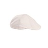 Black Jungle Carlton Cotton Cap Cotton Cap Flat Cap, white/beige