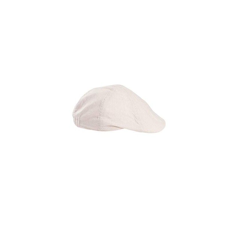 Black Jungle Carlton Cotton Cap Cotton Cap Flat Cap, white/beige