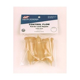 Agri-Pro Lamb Gum Rubber Nipples for Pop Bottle 3 Pack