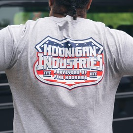 Hoonigan Interstate Summer Short Sleeve Tee Grey Heather/XL