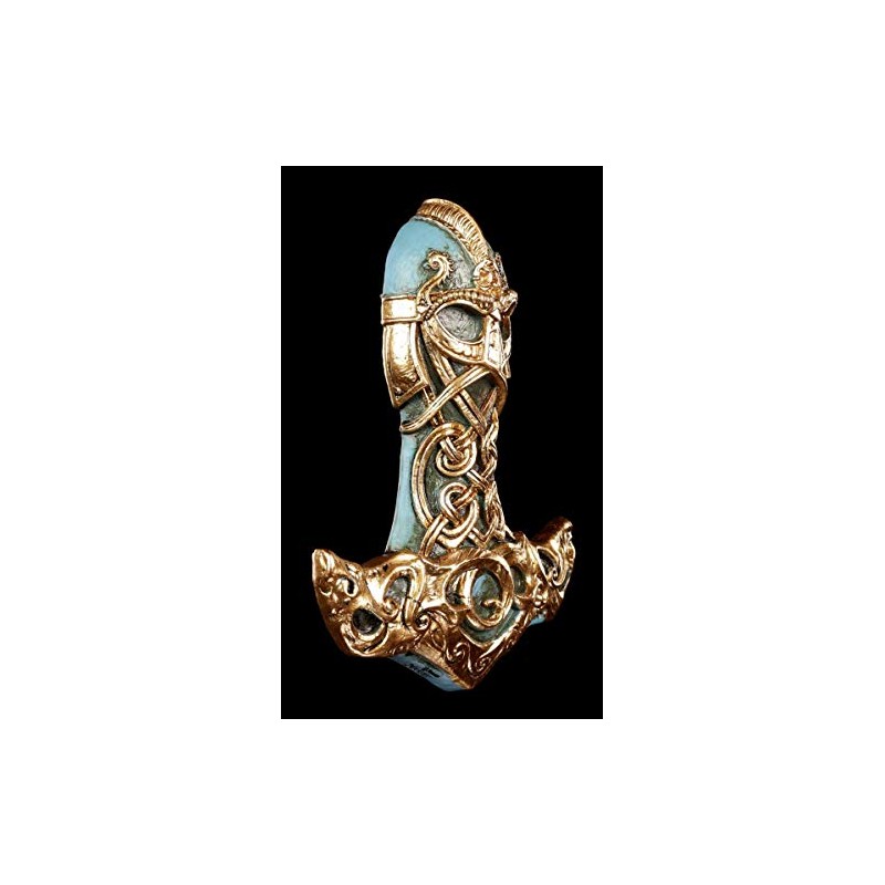 Thor's Hammer Wall Relief Viking Decorative Figure Thor God Mjölnir