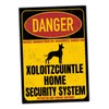 Xoloitzcuintle Xolo Sign Danger Security System Door Sign Dog Warning