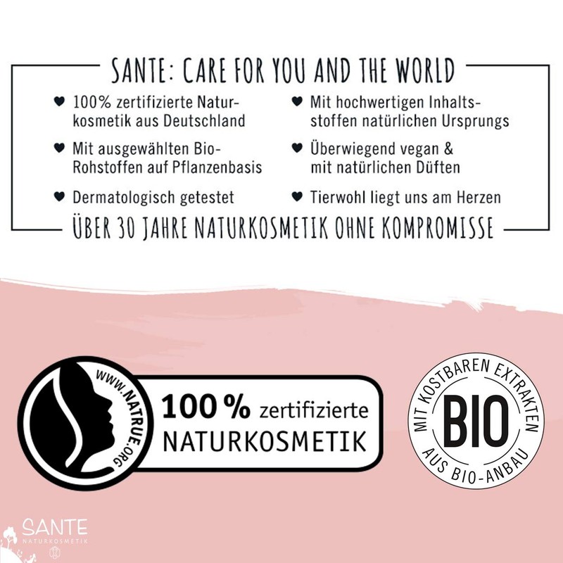 SANTE Naturkosmetik Express Hand Cream with Clay, Express Moisture without