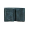 Chiemsee Leather Wallet Petrol, petrol, Modern