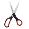 Westcott 8" Titanium Non-Stick Scissors, 2-Pack, Black and Red