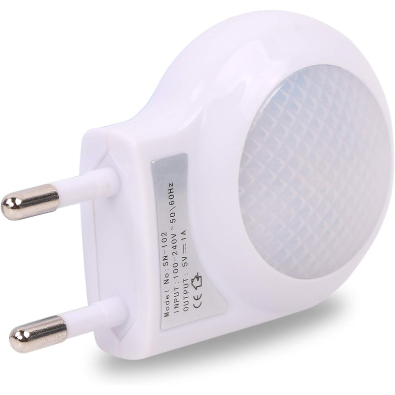 4 Pack of White EU 2-pin Plug - Portable Plug-in