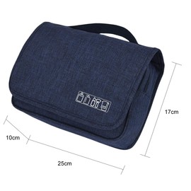 FAVORTALK Hanging Toiletry Bag for Women Girls Large Hanging Toiletry Wash Bag Travel Makeup Cosmetic Organizer for Men Women Waterproof Toiletries Organizer for Business Trip Vacation - XSB12011
