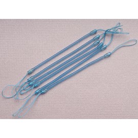 sowaka 6 Pcs Tether Lanyard for Touch Pens Elastic Plastic Coil Spring Straps Replacement Retractable Anti Lose Tablet Pens Straps for Tethering Drawing Pen to Touchscreen (Blue)