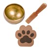 ZERONOWA Pet Buddhist Tools Set of 3 Paws Cork Mat,