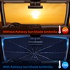 AOKWAY Sun Shade for car Windshield, Foldable Car Front Window