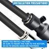 ERGAOBOY Black 10M Polyurethane PU Air Hose Pipe Tube Kit,4mm