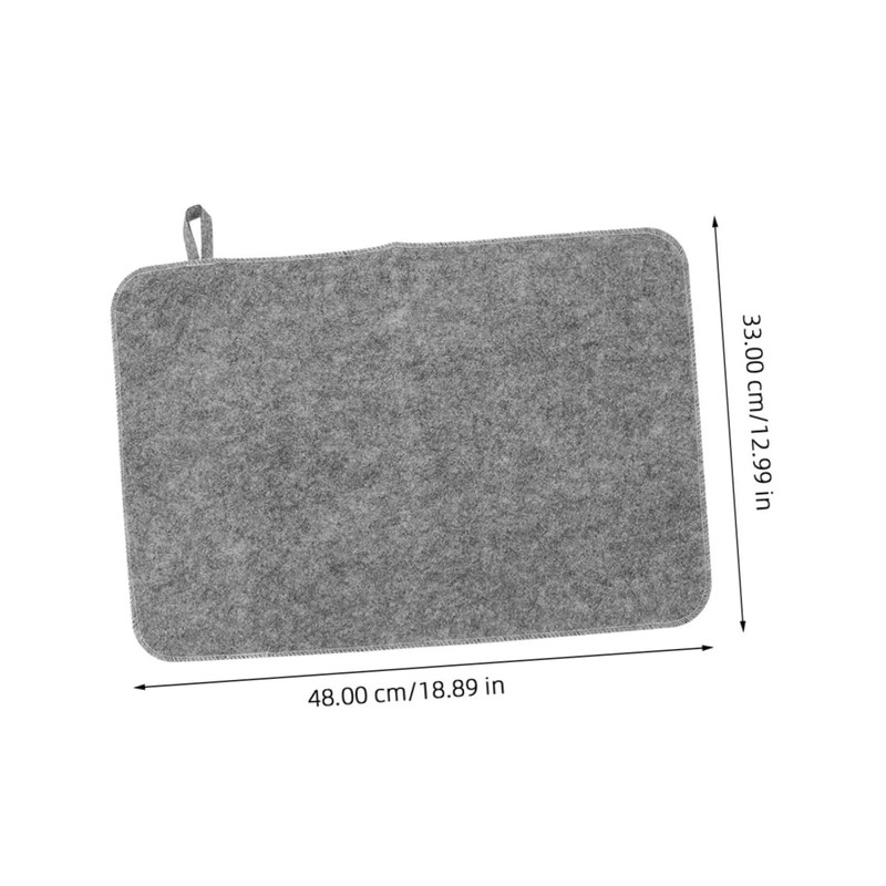 TOVINANNA 2pcs Portable Sauna Cushion Heat Insulation Mat Absorbent Diatomite