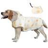 MAMORE Dog Raincoat Hooded Slicker Poncho with Leash Hole, Waterproof