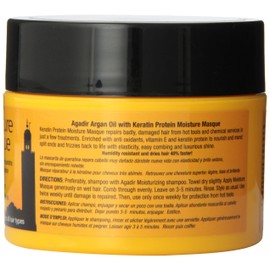 Argan Oil Moisture Masque by Agadir for Unisex - 8 oz Masque