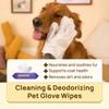 【RestockSale】HICC PET Glove Wipes，Freshening Grooming Dog&Cat Disposable 20Pcs pet hair