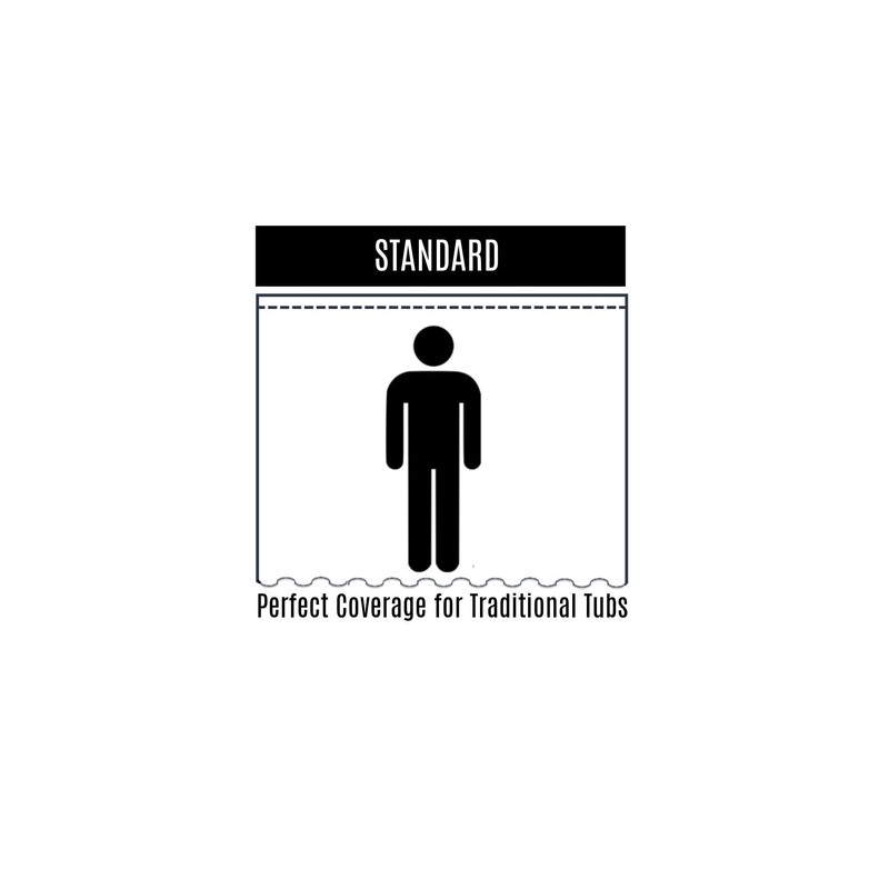 SlipX Solutions Microban-Infused Shower Curtain Liner 70"x72", White