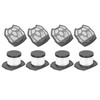 4PCS Vacuum Cleaner Filter Replacement Easy to Disassemble Vacuum Filter