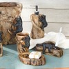 BLACK FOREST DECOR Climbing Black Bears Bath Set – Rustic