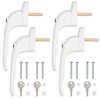 4 PCS UPVC Universal Window Handle, Kamtop Childproof Window Handles