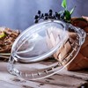 2-Pack (7"/8") Glass Baking Dish Set, Round Pie Glass Bakeware