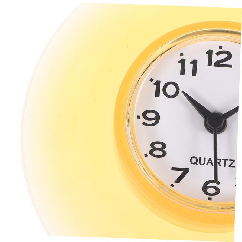 Ipetboom Suction Cup Clock Silent Shower Clock for Bathroom for
