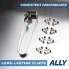 Ally Tools Triple Flint Striker with 9 Rotatable Triple Flints